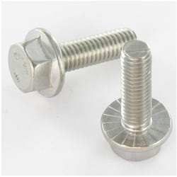 Vis métaux Tête hexagonale th Embase collerette crantée M6X20 Inox A2-1 piece