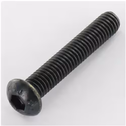 Vis métaux Inox A2 Noir BHC (Tête Bombée Hexagonal creux) M4X20 Filetage total Clé de 2.5 HC2.5 Autre références : 3617500289 ...