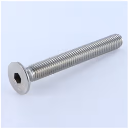 Vis métaux Inox A2 FHC tête fraisée empreinte hexagonale creuse Clé de 6 HC6 M10X80 Filetage total Autre références : 6220310 ...