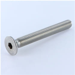 Vis métaux Inox A2 fhc tête fraisée empreinte hexagonale creuse Clé de 6 HC6 M10X80 Filetage total-1 piece
