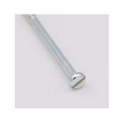 Vis métaux Tête cylindrique TC Fendue M3X80 Filetage partiel Acier zingué Autre références : 3473575120461 41083 11597