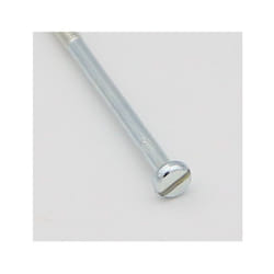 Vis Express - Vis métaux Tête cylindrique tc Fendue M3X80 Filetage partiel Acier zingué-1 piece