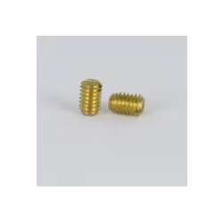 Vis métaux Laiton Sans tête Fendue Bout plat M6X7 Autre références : 3663072190337 A1045 A1045