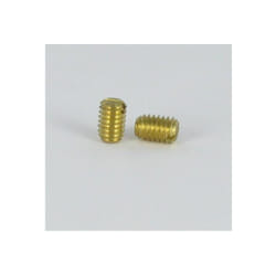 Vis Express - Vis métaux Laiton Sans tête Fendue Bout plat M6X7-1 piece