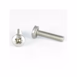 Vis métaux Tête cylindrique large Tête cylindrique bombée large TCBL Pozi 3 M6X16 Filetée sur 10 Acier zingué blanc Autre réf ...