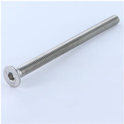 Vis métaux Inox A2 fhc tête fraisée empreinte hexagonale creuse Clé de 4 HC4 M6X80 Filetage total-1 piece