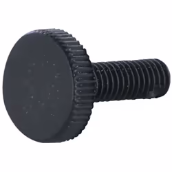 Vis métaux Nylon Tête cylindrique TC Moletée M6X10 Noir Autre références : 3617500680600 0972769900 0972769900