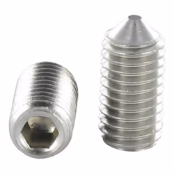 Vis métaux Inox A2 Sans tête six pans creux (sthc) Clé de 4 HC4 M8X10 Bout pointeau Autre références : 622058X10 194010 40575 ...