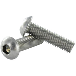 Vis métaux Inox A2 bhc (Tête Bombée Hexagonal creux) M4X60 Filetage total Clé de 2.5 HC2.5-1 piece