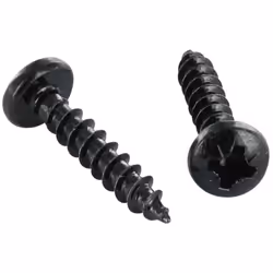 VBA Vis bois agglo Tête ronde TR Pozi N°2 4X35 Acier zingué noir Autre références : 3617500582409 QVI341 1009 GNQ000007 VB011 ...