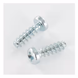 Vis PVC Tête cylindrique bombée TCB Pozi N°1 3X12 1411 KB Acier zingué Autre références : 3617500615497