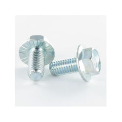 Vis Express - Vis métaux Tête hexagonale th M4X16 Embase collerette crantée Classe 8.8 Acier zingué-1 piece