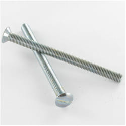 Vis métaux Tête fraisée bombée tfb Fendue M4X65 Acier zingué blanc-1 piece