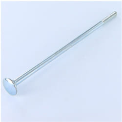 Vis Express - trcc japy tête ronde collet carré Filetage partiel M6X150 Acier zingué-1 piece