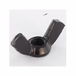 Écrou Oreilles M6 Forme américaine Acier zingué noir Autre références : 3663072340459 59QUI610 26 1 6 EO6ZN