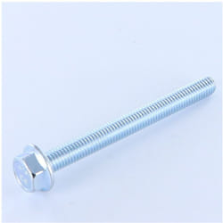 Vis métaux Tête hexagonale th M8X50 Filetée sur 24 Embase collerette crantée Classe 8.8 Acier zingué-1 piece