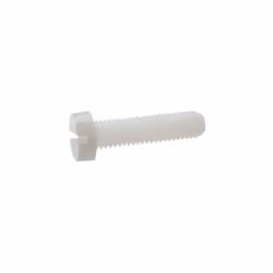 Vis métaux Tête cylindrique TC Fendue M4X30 Polyamide 6.6 nylon naturel Diametre = M4, Longueur = 30, Famille Sous Produits = ...