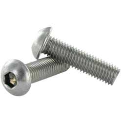 Vis métaux Inox A2 BHC (Tête Bombée Hexagonal creux) M3X8 Filetage total Clé de 2 HC2-1 piece