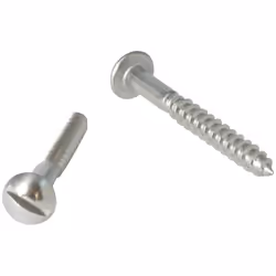 Vis bois Inox A2 Tête ronde TR Fendue 4X25 Autre références : 3663072383593 QC0402 QC0402
