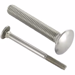 TRCC JAPY tête ronde collet carré Inox A2 M8X60 Noir Filetage partiel Diametre = M8, Longueur = 60, Famille Sous Produits = T ...