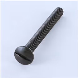 Vis métaux Tête fraisée bombée TFB Fendue M5X35 Acier zingué noir Autre références :