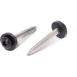 Vis Express - Vis tôle Tête cylindrique tc torx T15 + Rondelle Nylon 3.9X25 Inox A2 RAL7016 gris anthracite-1 piece