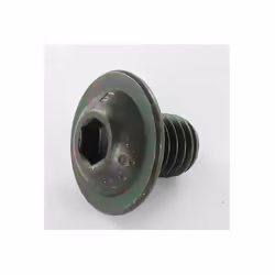 Vis métaux BHC (Tête Bombée Hexagonal creux) Embase collerette M5X12 Clé de 3 HC3 Classe 10.9 Acier brut Autre références : 3 ...