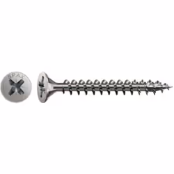 Spax Vis bois 4CUT Tête fraisée TF Pozi 2 Inox A2 5X70 Filetée sur 61 Autre références : 3663072496064