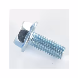 Vis métaux Tête hexagonale TH M6X40 Embase lisse Acier zingué Filetage partiel Autre références : 3617500947604