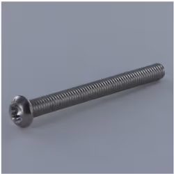 Vis métaux Tête Bombée TORX T10 M3X12 Filetage total Inox A2 Autre références : 738012T3 12