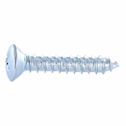Vis tôle Tête fraisée bombée TFB Phillips de 3 5.5X16 Acier zingué blanc Autre références : 3663072501300