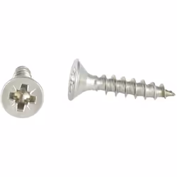 VBA Vis bois agglo Inox A2 Tête fraisée TF Pozi 3.5X12 Autre références : 3617500305343