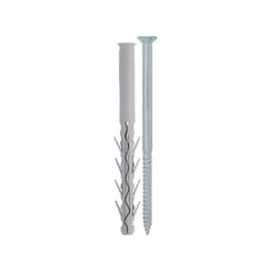 Cheville Longue Nylon 10X200 + Vis Tête fraisée tf torx Acier zingué-1 piece