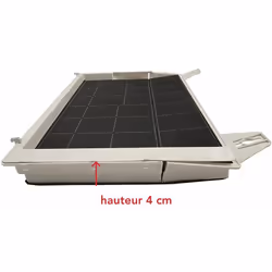 Filtre charbon DHZ1100 compatible pour hotte SIEMENS, BOSCH, NEFF Dimensions : 430X270X42 mm 00460736, 460736 Appareils compa ...