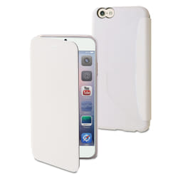 Muvit MUEAF0132 coque de protection pour téléphones portables 14 cm (5.5") Folio Blanc