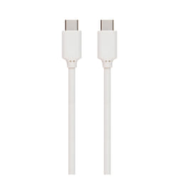 Muvit MUUSC0130 câble USB 0,7 m USB 3.2 Gen 2 (3.1 Gen 2) USB C Blanc