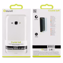 Muvit Crystal Soft coque de protection pour téléphones portables Housse Transparent
