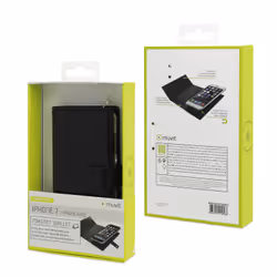 Muvit MUMAG0048 coque de protection pour téléphones portables Étui avec portefeuille Noir