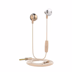 Muvit MUHPH0077, Avec fil, Appels/Musique, 20 - 35000 Hz, Casque, Or