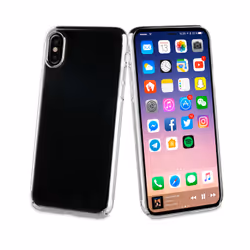 Muvit MUCRY0172, Housse, Apple, iPhone X, Noir, Argent