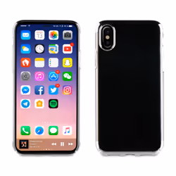 Muvit MUCRY0172 coque de protection pour téléphones portables Housse Noir, Argent