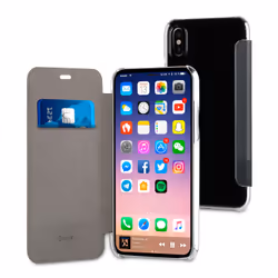 Muvit MUFLC0096, Folio, Apple, Iphone X, Noir