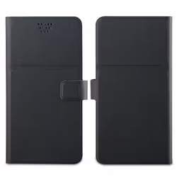 MUVIT Etui Folio Noir avec Sticker 3M: Multi Mobiles 4.7