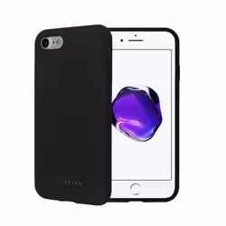 SO SEVEN Smoothie, Housse, Apple, Apple iPhone SE , Apple iPhone 7 , Apple iPhone 8, 11,9 cm (4.7"), Noir