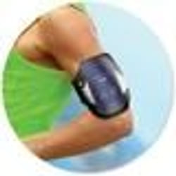 MUVIT Active Brassard Universel avec Leds Auto Noir / Gris: Mobiles 6
