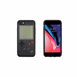 MUVIT LIFE Coque Retro Game Noire: Apple iPhone SE / 8 / 7