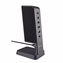 MUVIT Tab Hub de Charge 5 USB + 1 Type C PD30W - Gris
