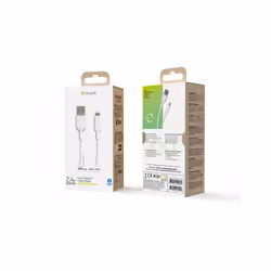 Muvit MCUSC0001 câble Lightning 1,2 m Blanc - Vue supplémentaire 4