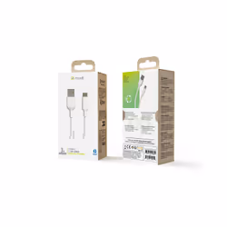 Muvit MCUSC0003 câble USB 1,2 m USB A USB C Blanc - Vue supplémentaire 4