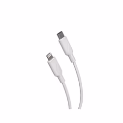 Muvit MCUSC0006, 1,2 m, Lightning, USB C, Mâle, Mâle, Blanc